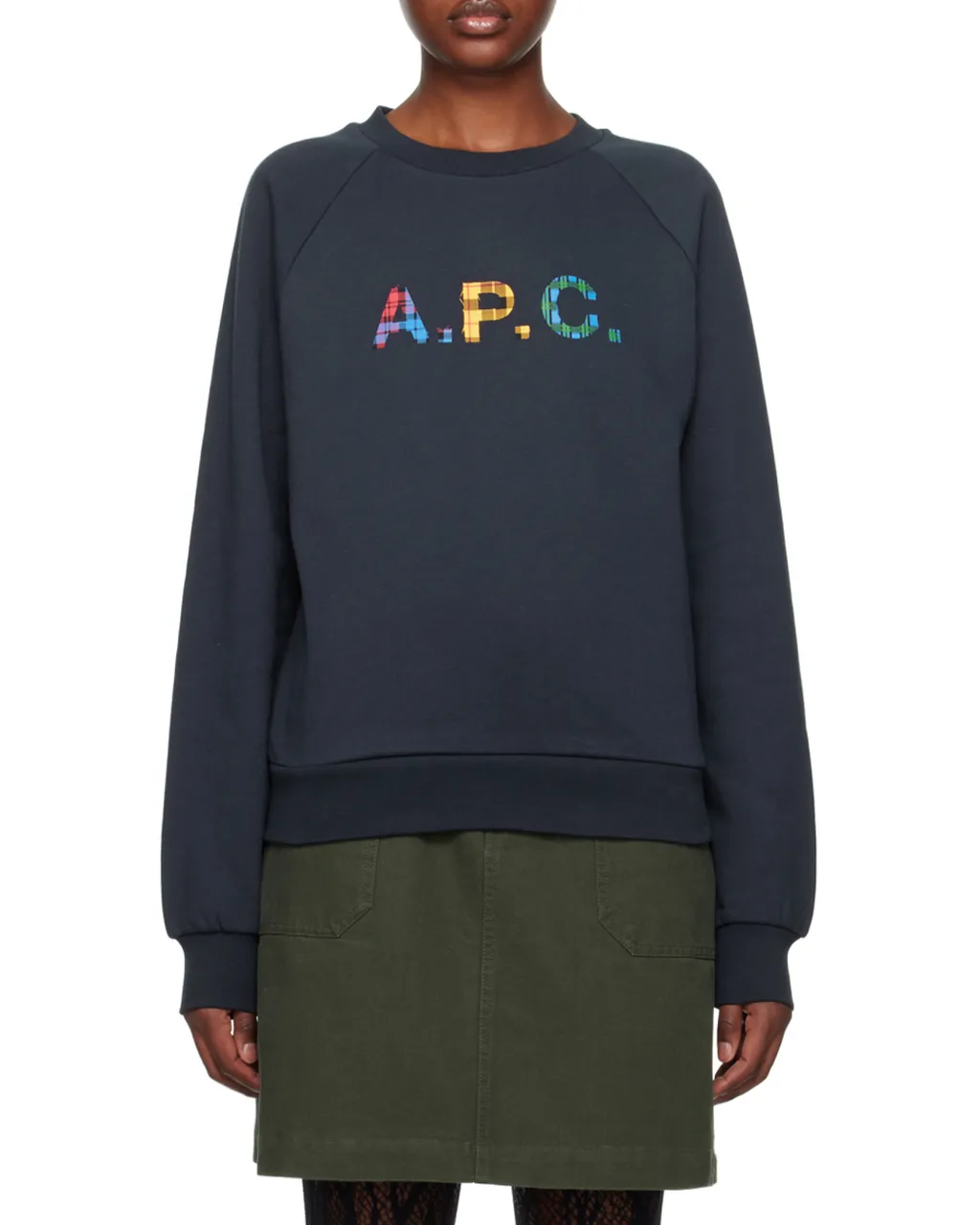 Logo Patch Crewneck Sweatshirt