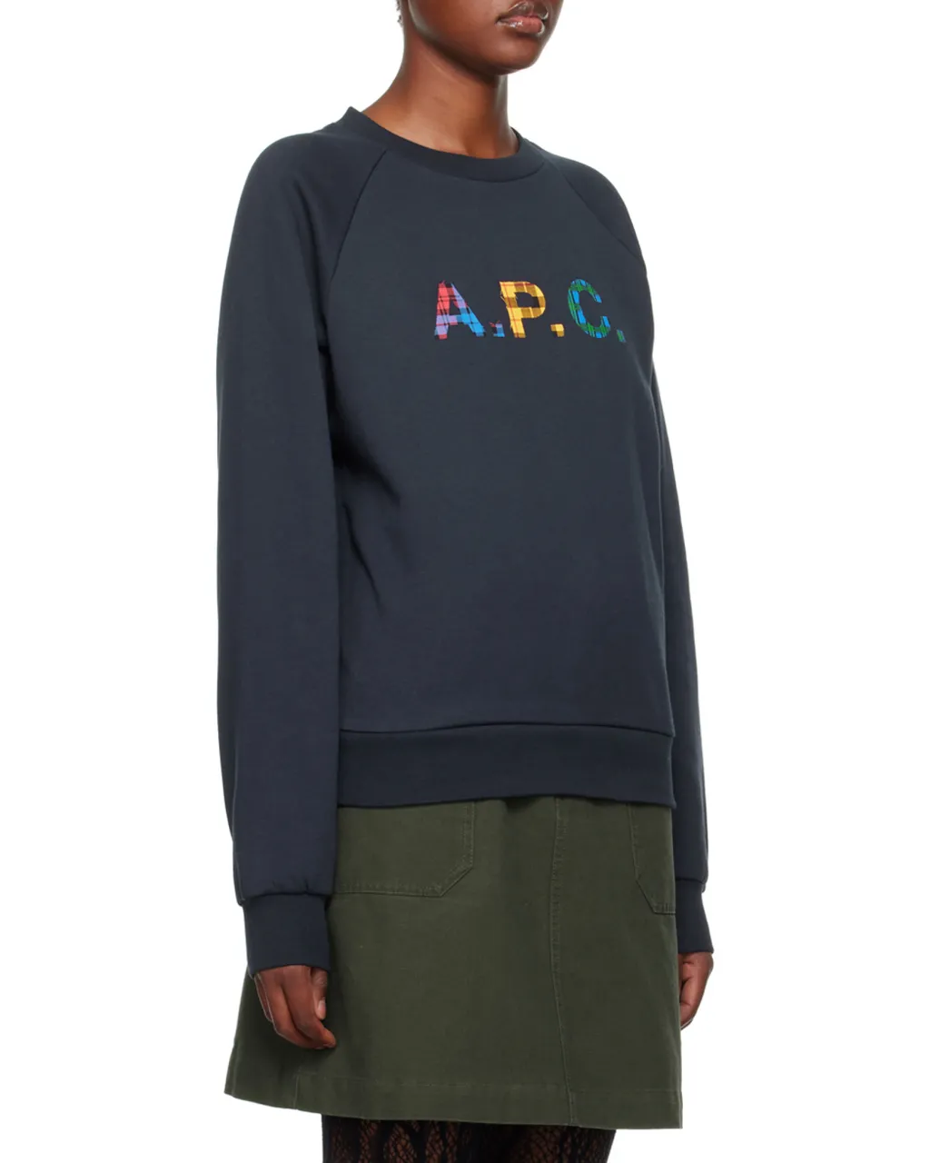 Logo Patch Crewneck Sweatshirt
