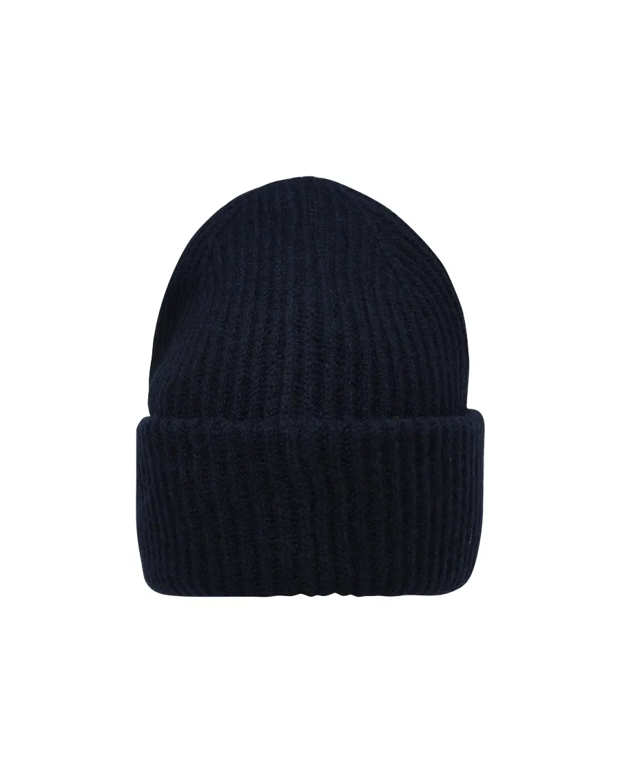 Logo Patch Knitted Beanie
