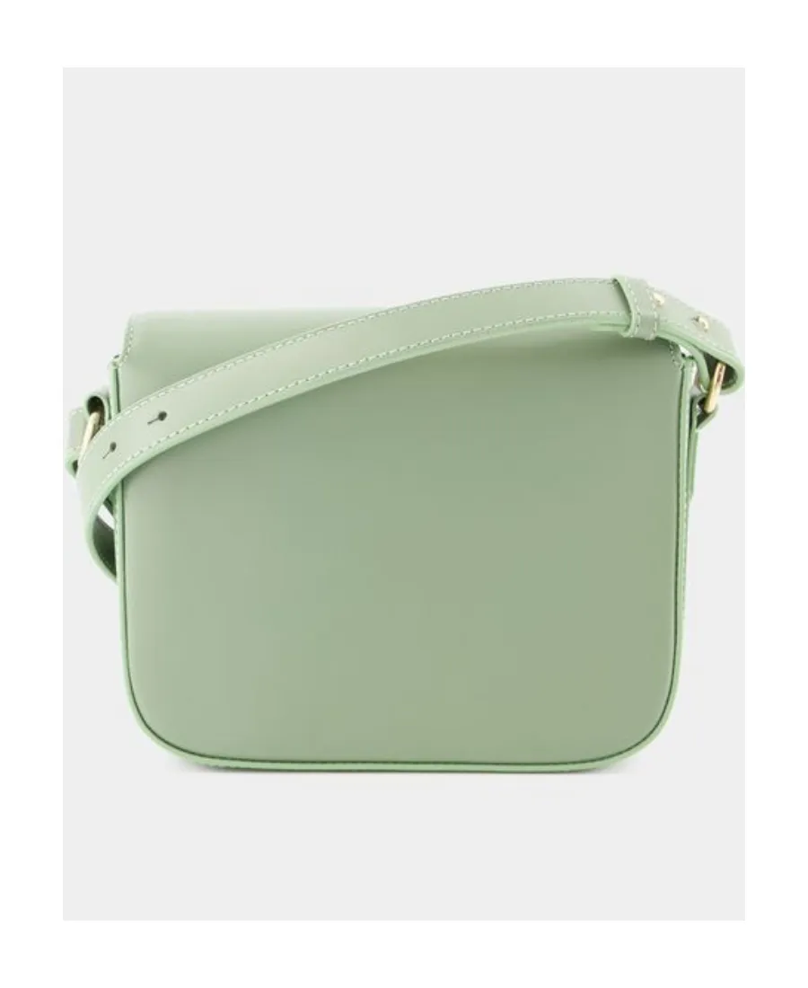Logo Stamp Foldover Top Crossbody Bag