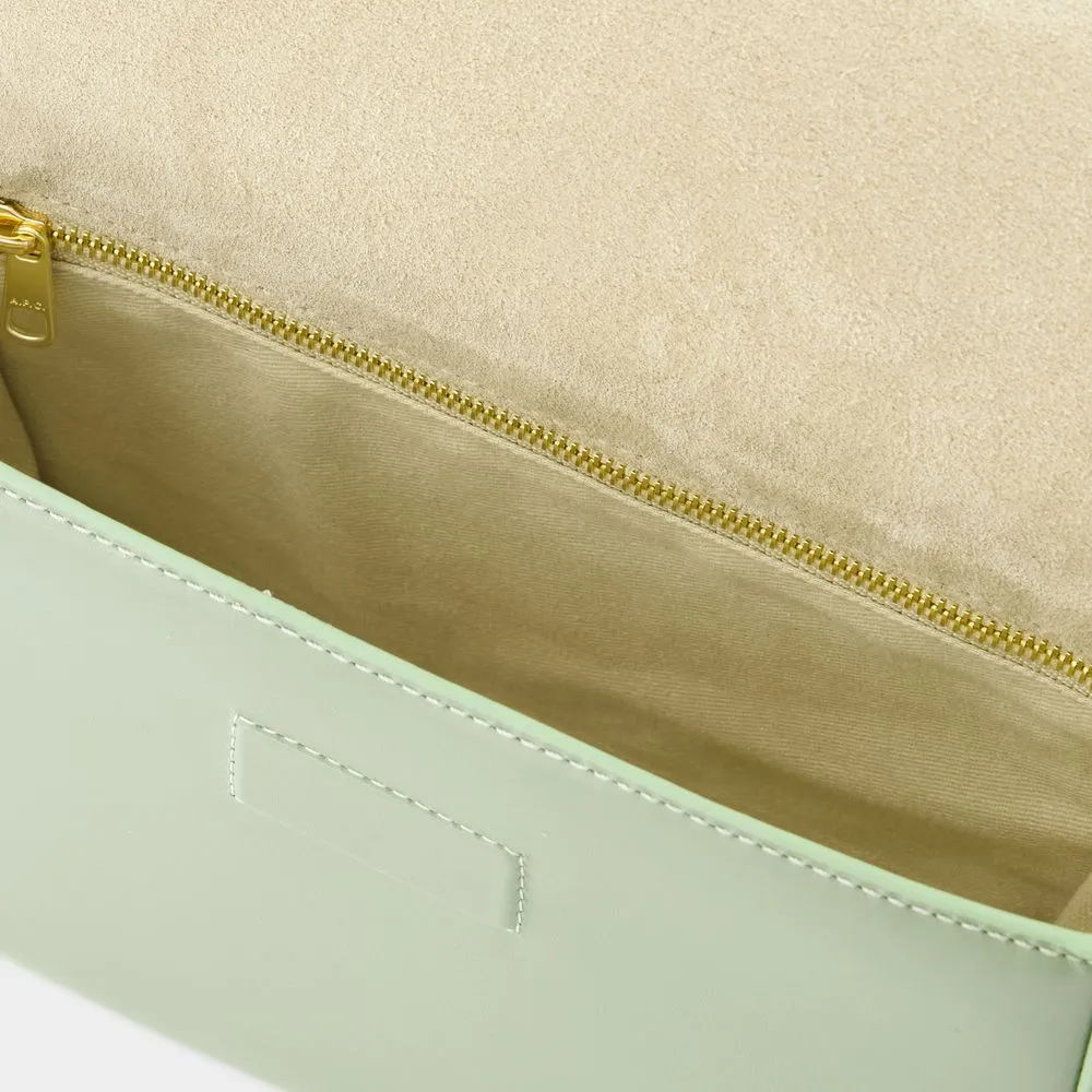 Logo Stamp Foldover Top Crossbody Bag