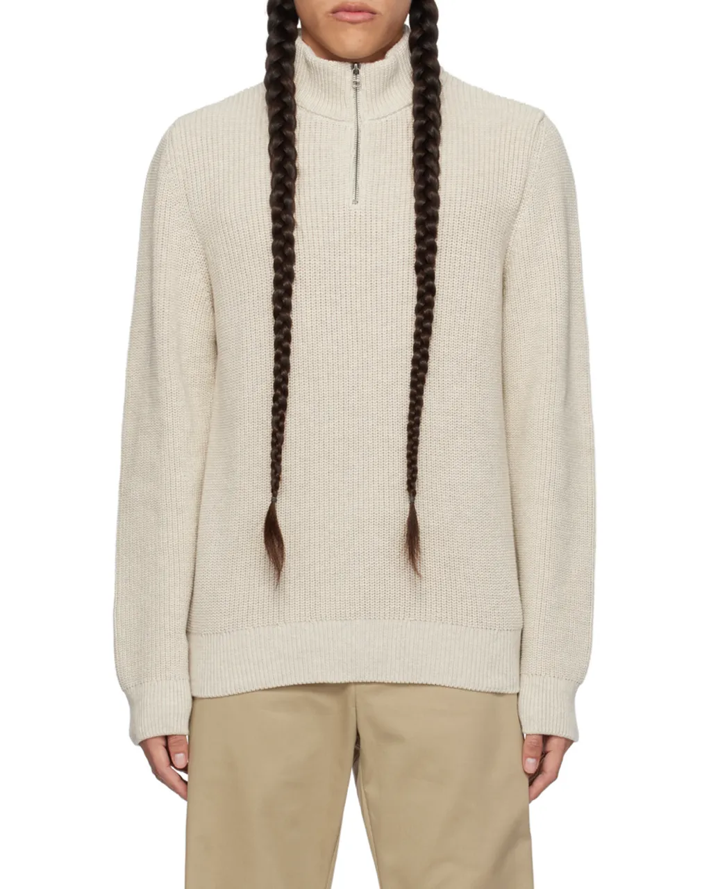 Alex High-Neck Knitted Jumper