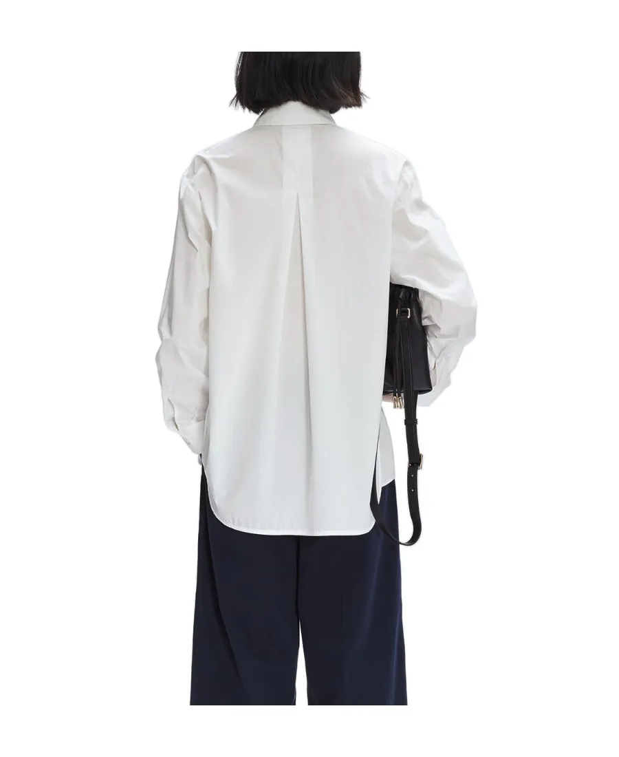 Buttoned Long-Sleeved Shirt