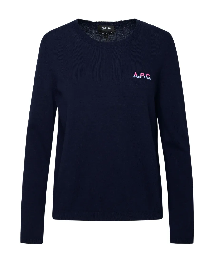 Logo Embroidered Knit Jumper