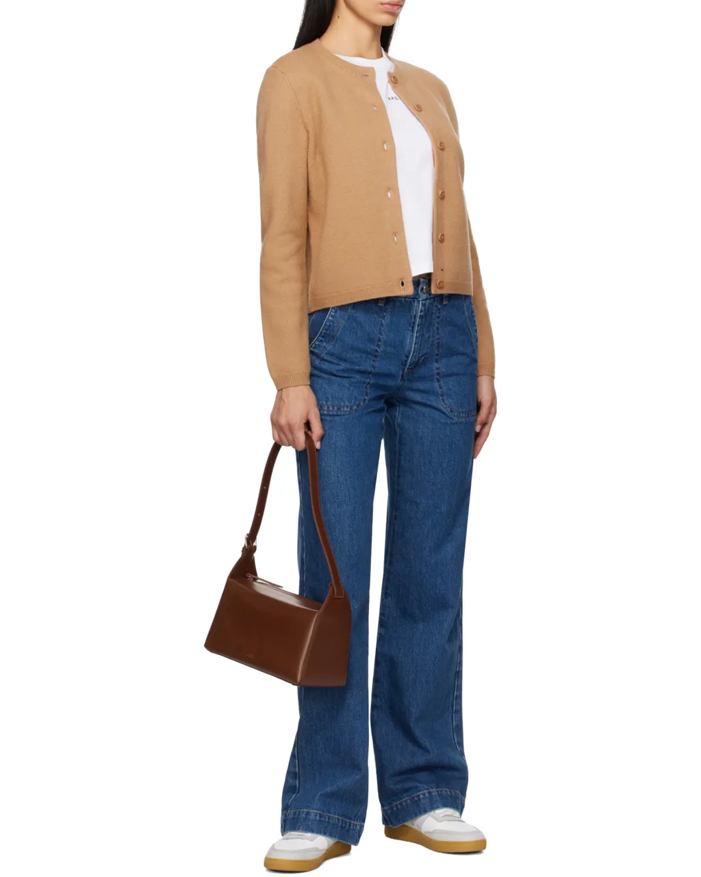 Virginie Zipped Shoulder Bag