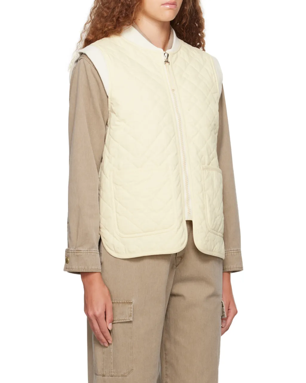 Elea Quilted Zipped Gilet