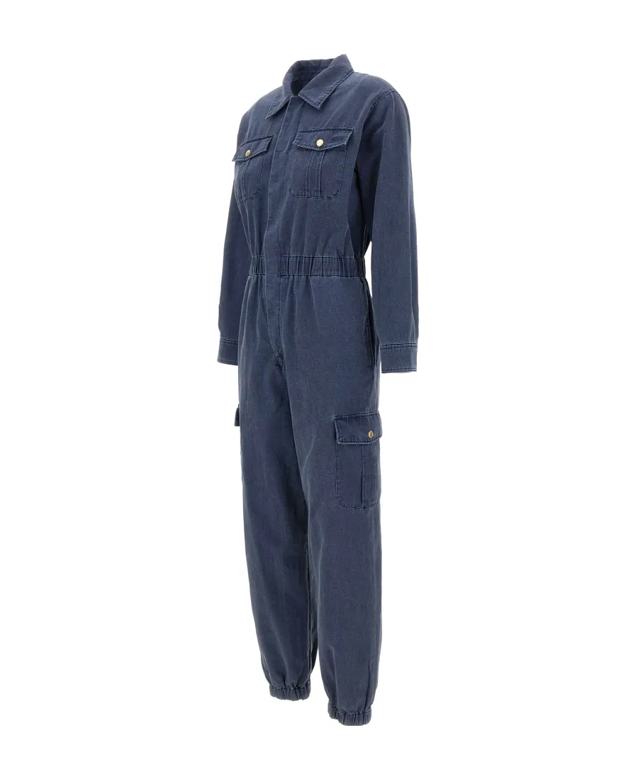Danica One-Piece Denim Jumpsuit