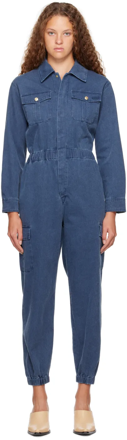 Danica One-Piece Denim Jumpsuit