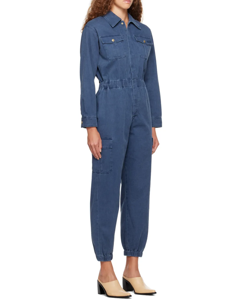 Danica One-Piece Denim Jumpsuit