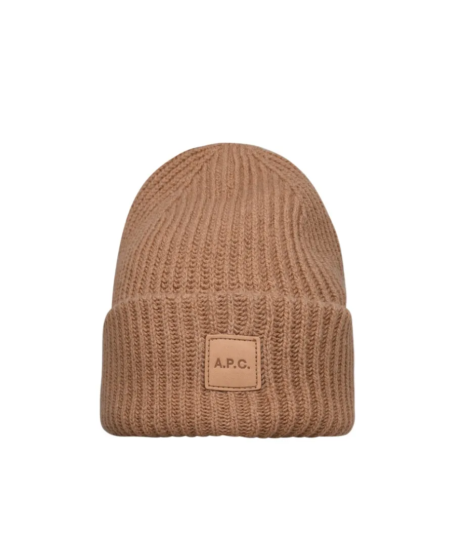 Logo Patch Knitted Beanie