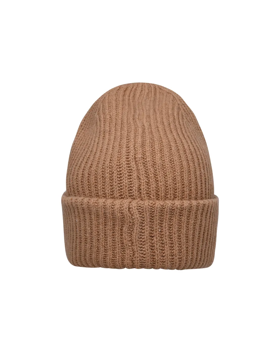 Logo Patch Knitted Beanie