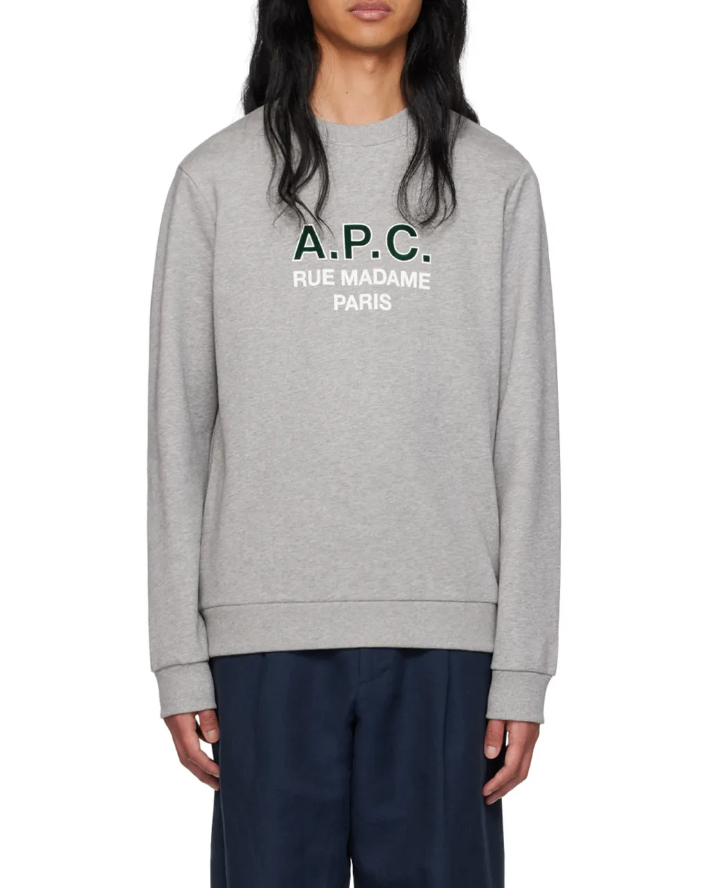 Madame Logo Printed Crewneck Sweatshirt