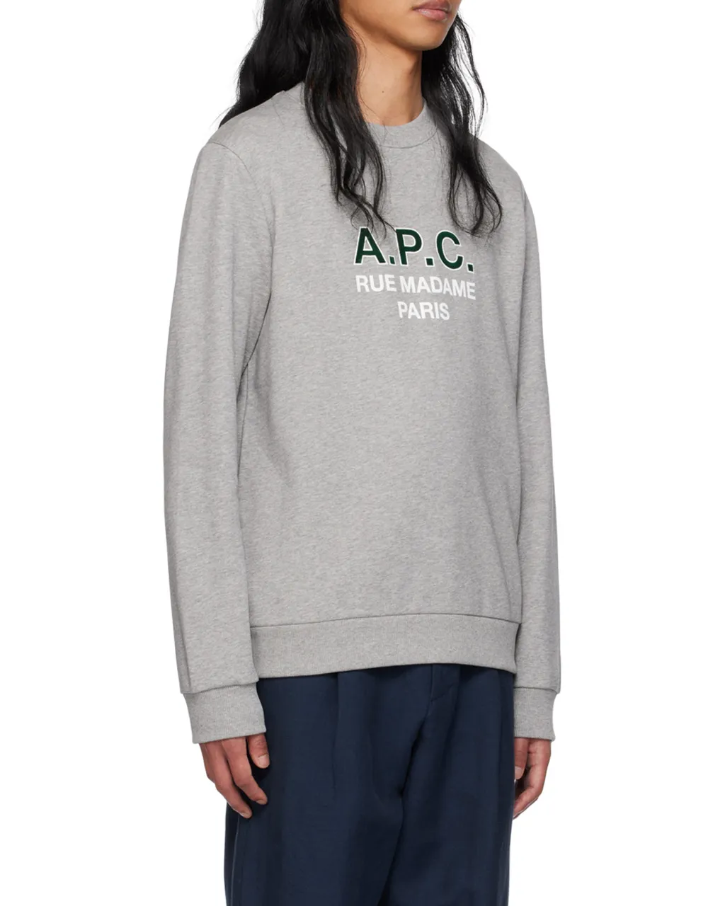 Madame Logo Printed Crewneck Sweatshirt
