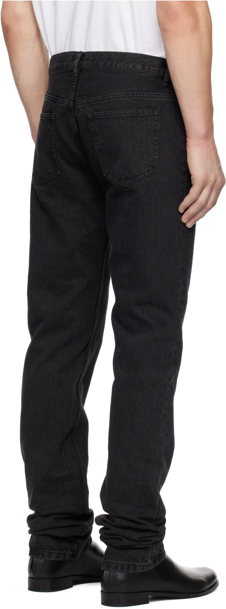 Mid-Rise Straight-Leg Jeans