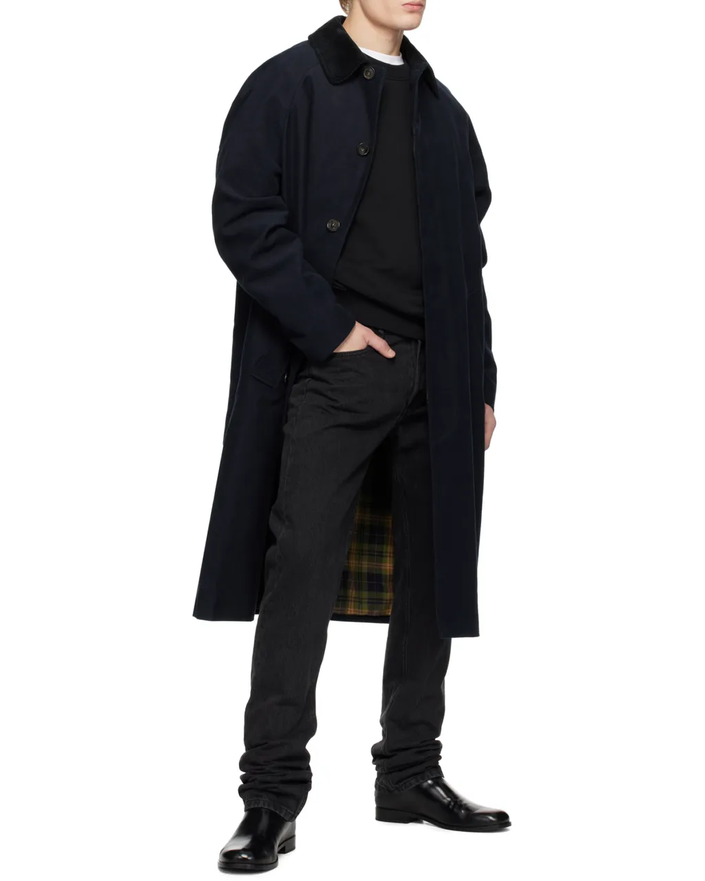 Mid-Rise Straight-Leg Jeans