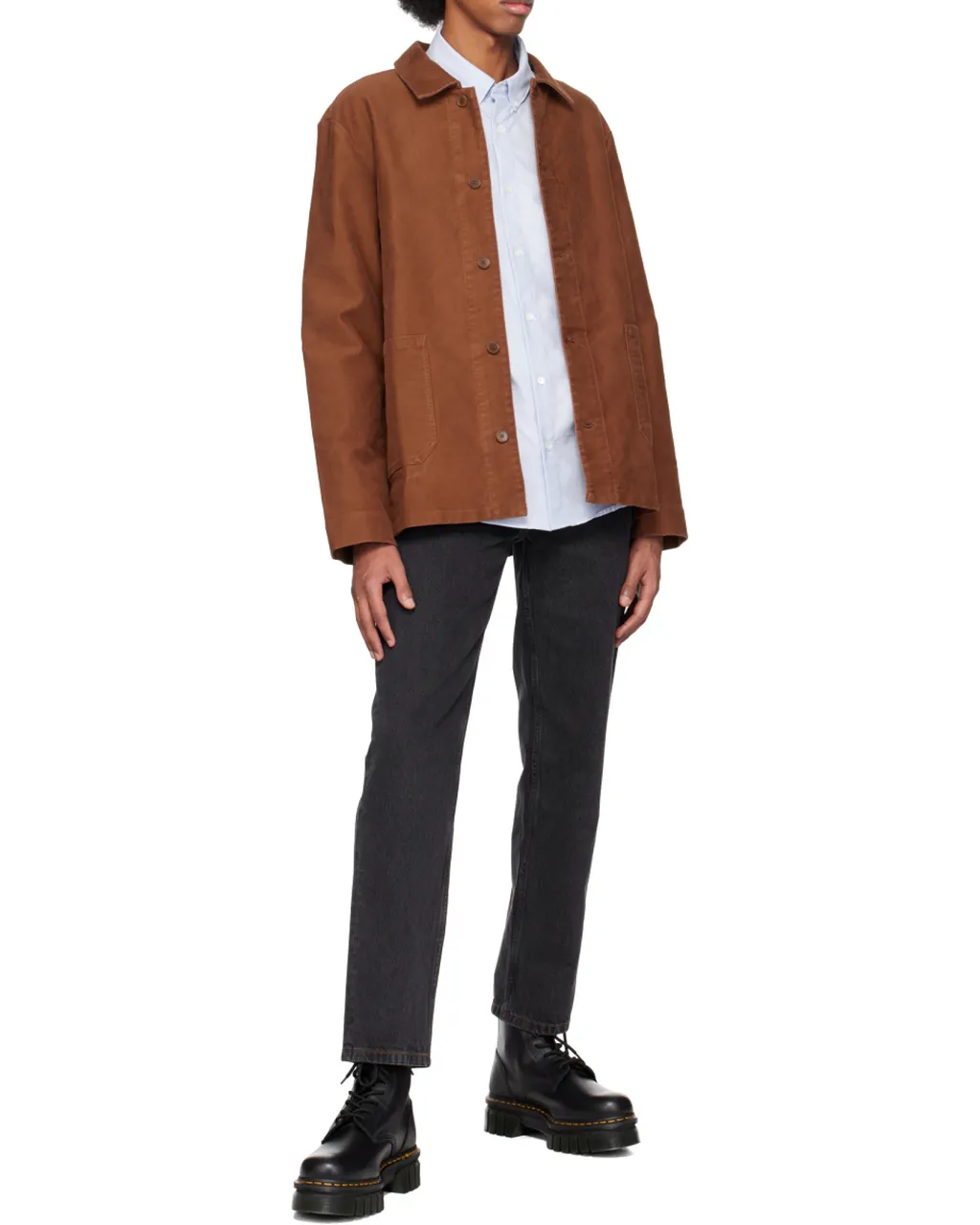 Buttoned Long-Sleeved Shirt