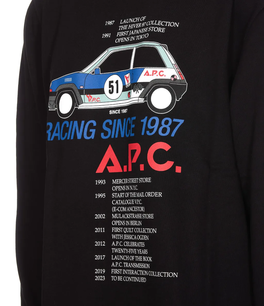 Graphic Printed Crewneck Sweatshirt