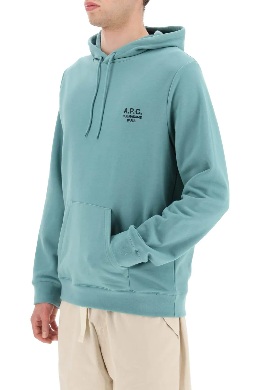 Logo-Print Drawstring Hoodie