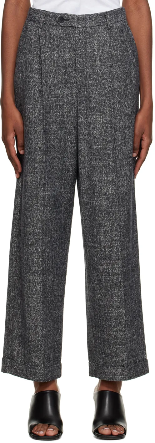 Straight Leg Tailored Trousers