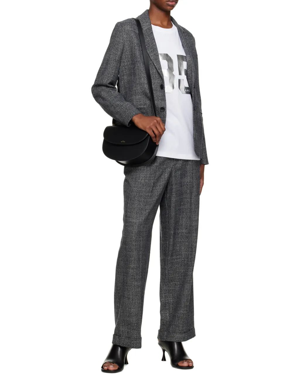 Straight Leg Tailored Trousers