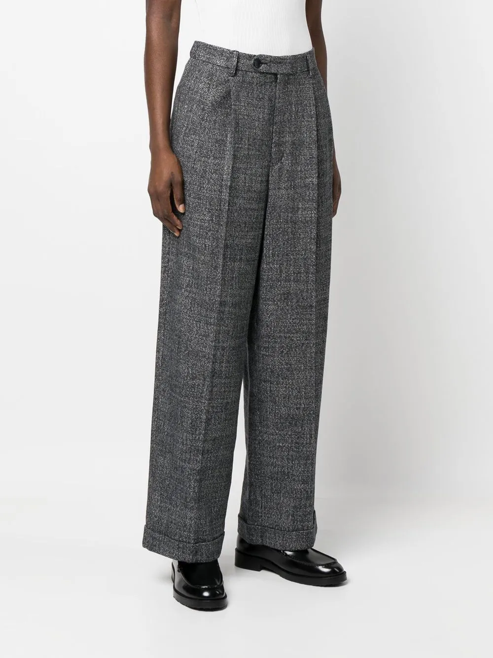 Straight Leg Tailored Trousers