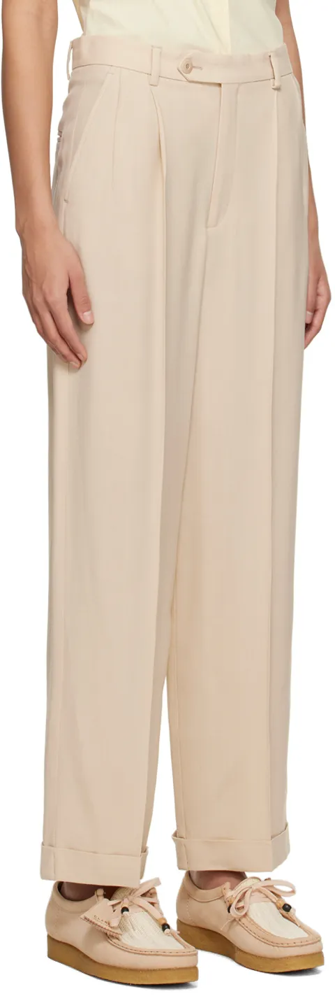 Wide Leg Tailored Trousers