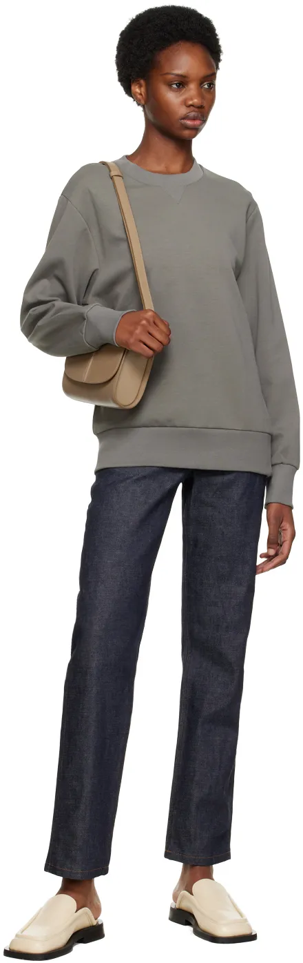 Long-Sleeved Round-Neck Sweater