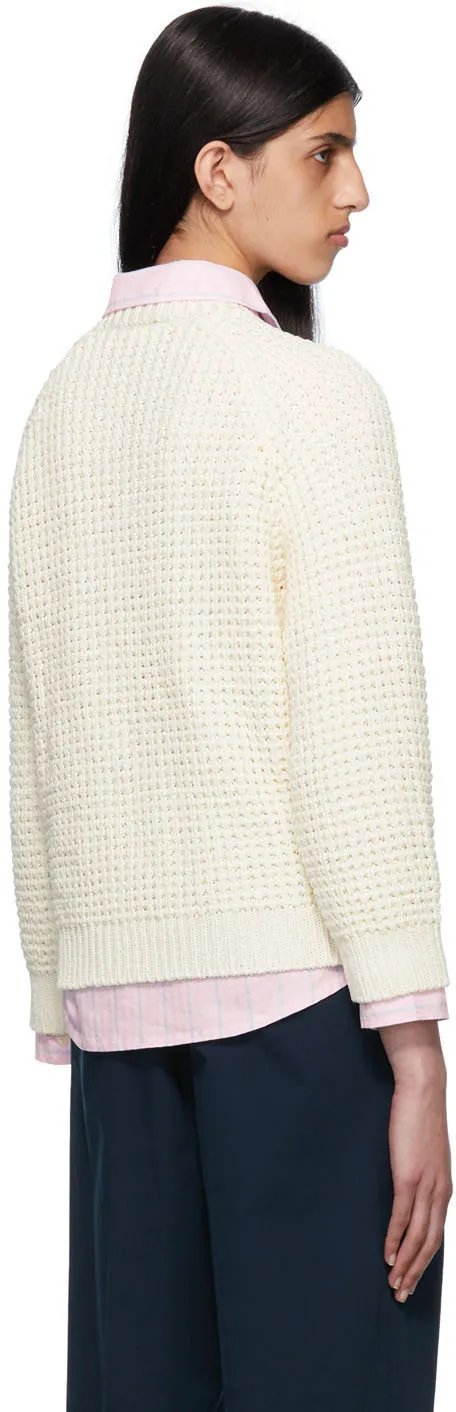Long-Sleeved Crewneck Knit Jumper