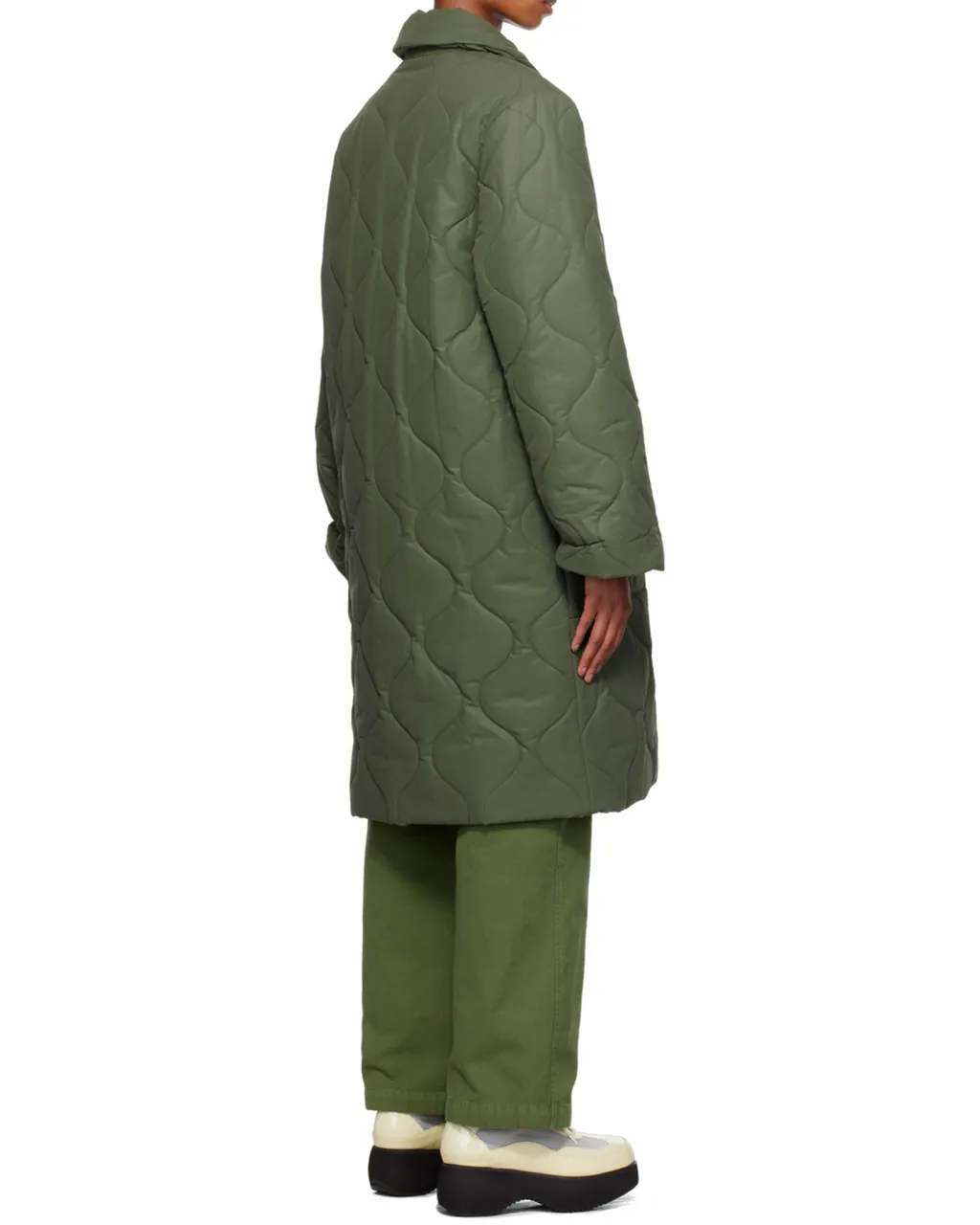 Sarah Quilted Buttoned Coat