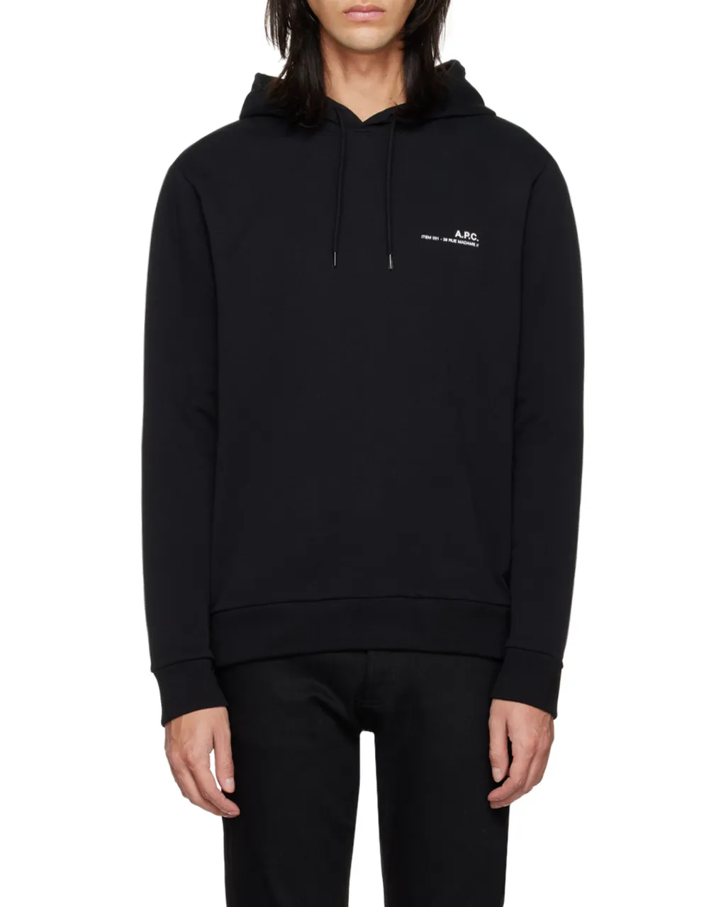 Logo Printed Drawstring Hoodie