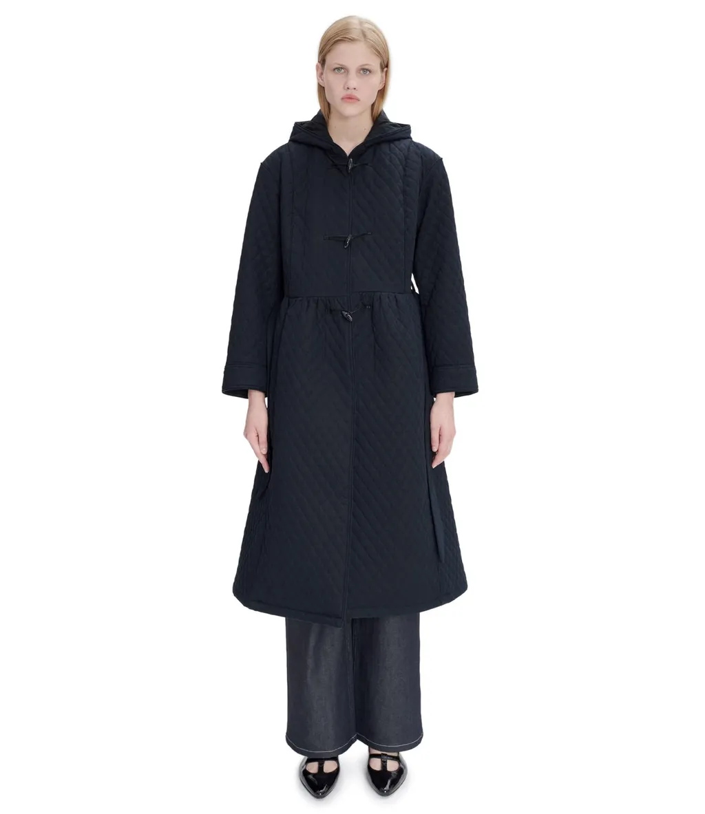 Quilted Belted Coat