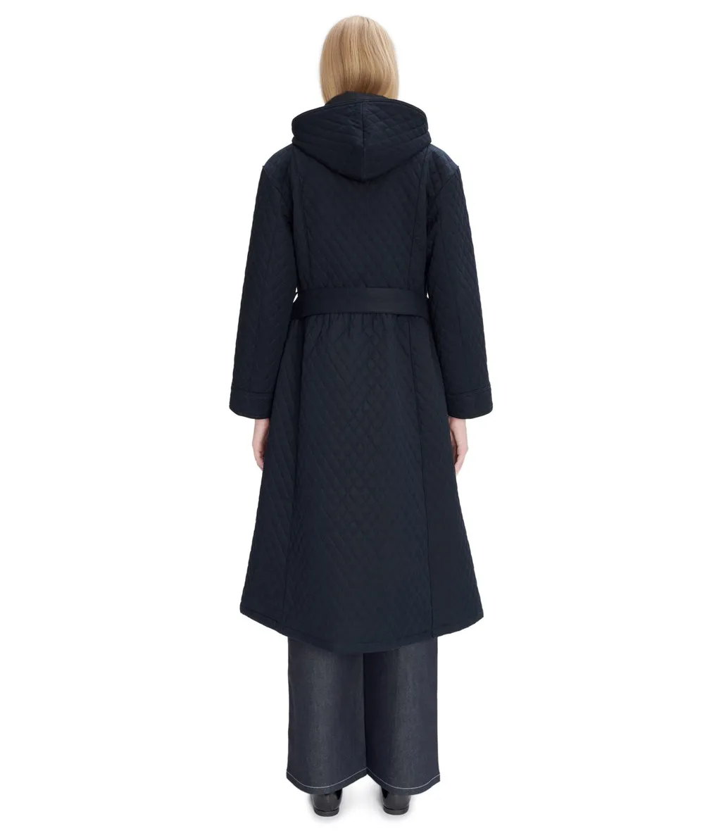 Quilted Belted Coat