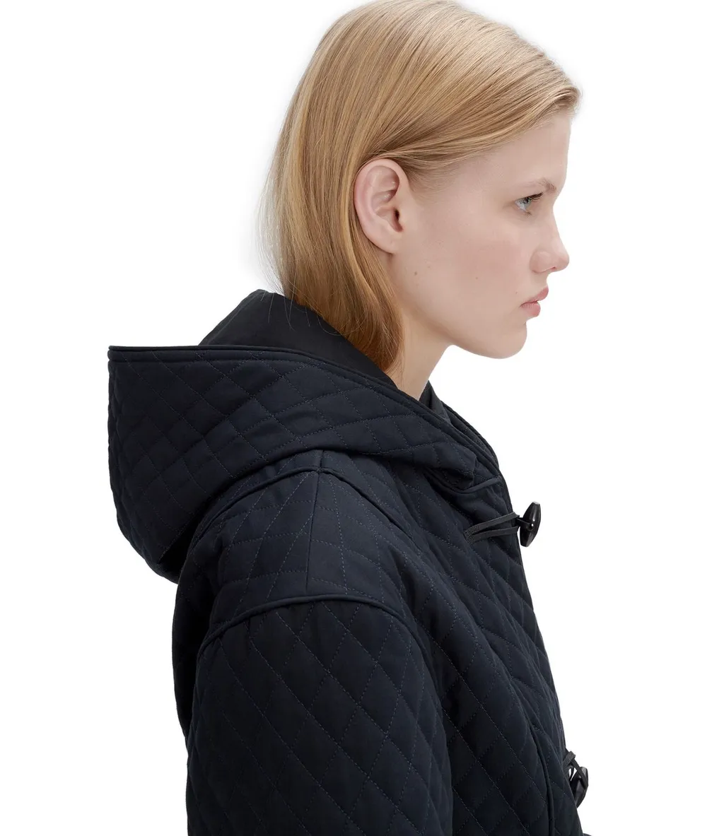 Quilted Belted Coat