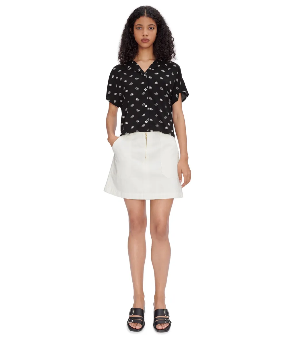 Sarah Denim Mini Skirt