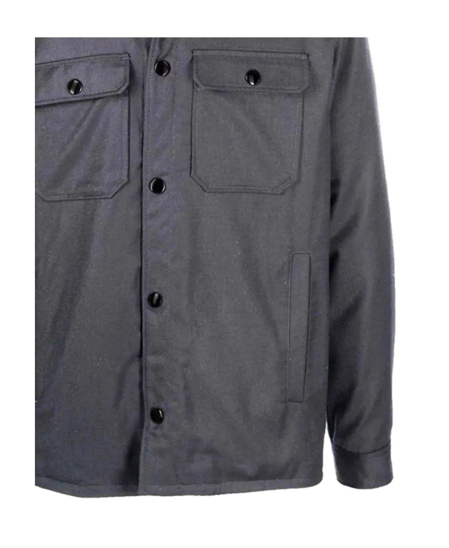 Long-Sleeved Shirt-Style Casual Jacket