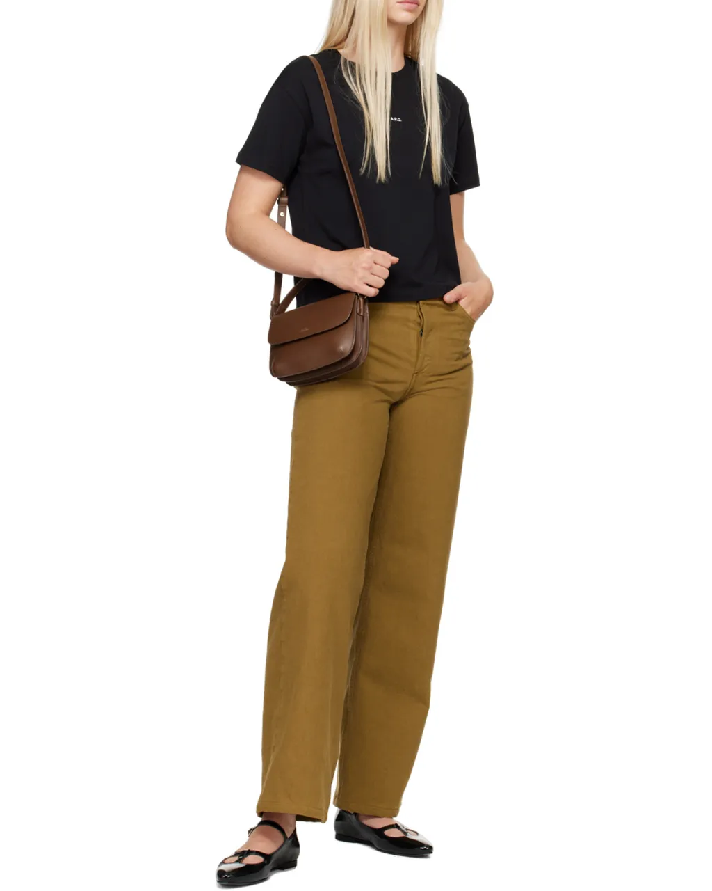 Sarah Logo Detailed Mini Shoulder Bag
