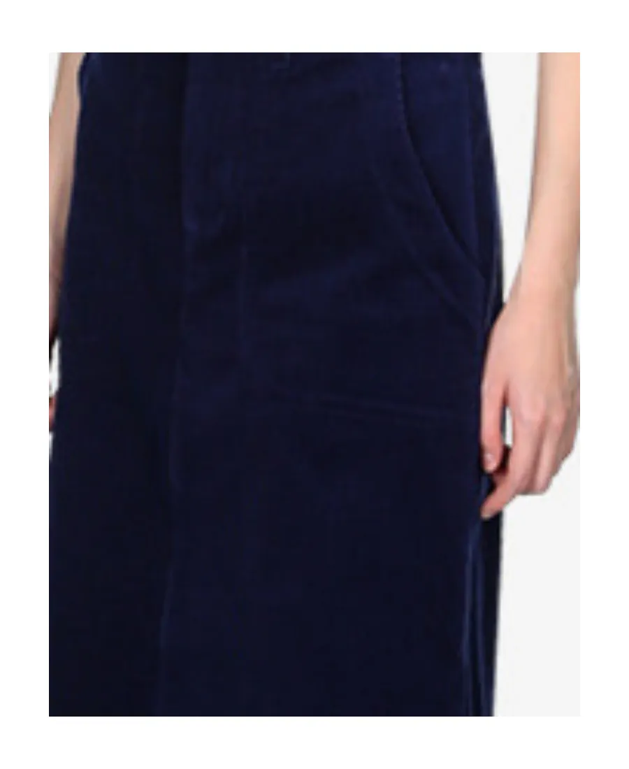 Corduroy Half Skirt