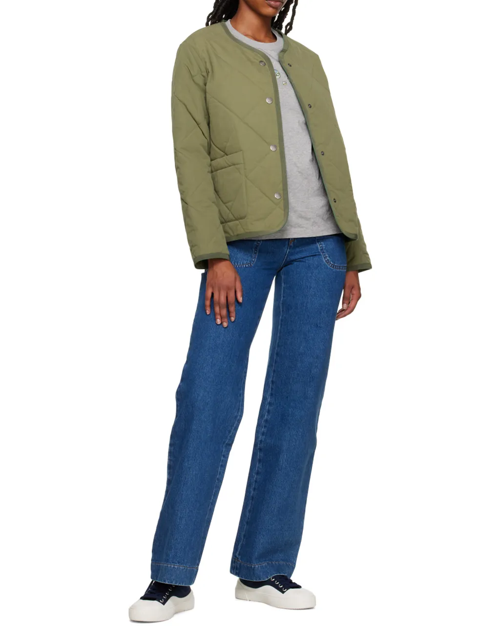 High-Waist Flared Jeans