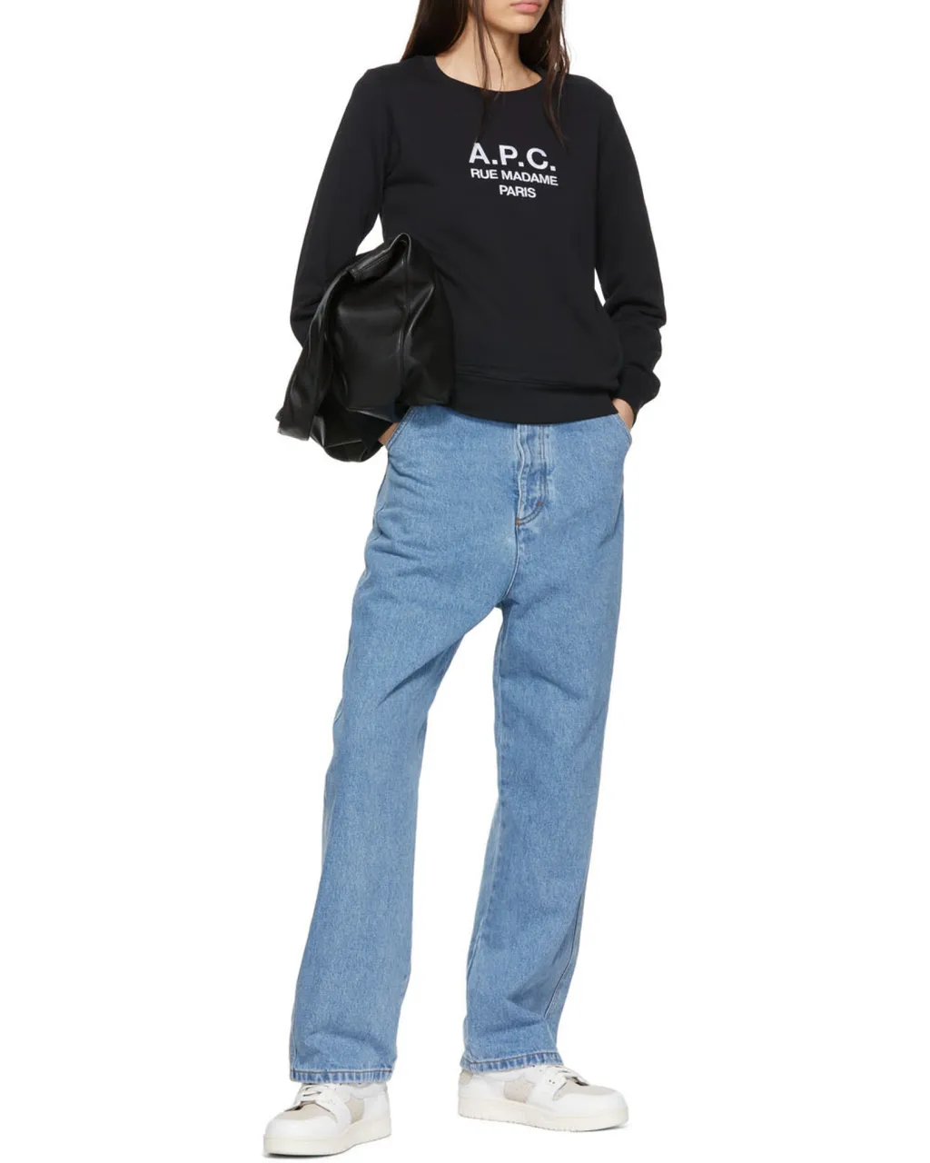 Logo Embroidered Crewneck Sweatshirt