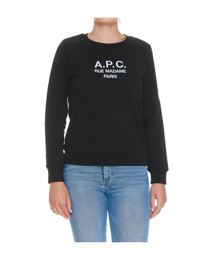 Logo Embroidered Crewneck Sweatshirt