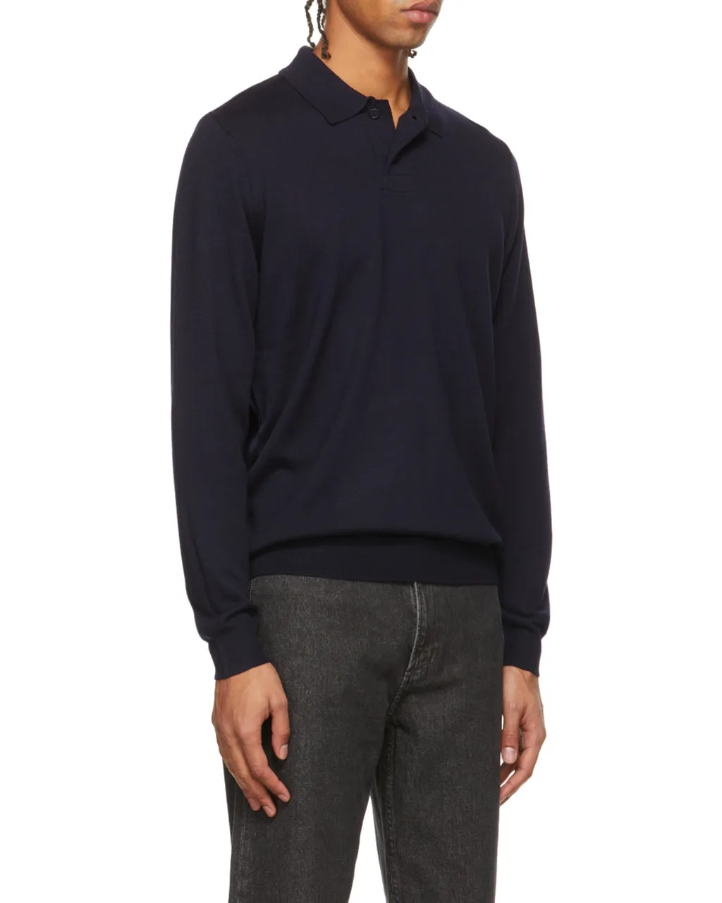 Long-Sleeved Polo Shirt