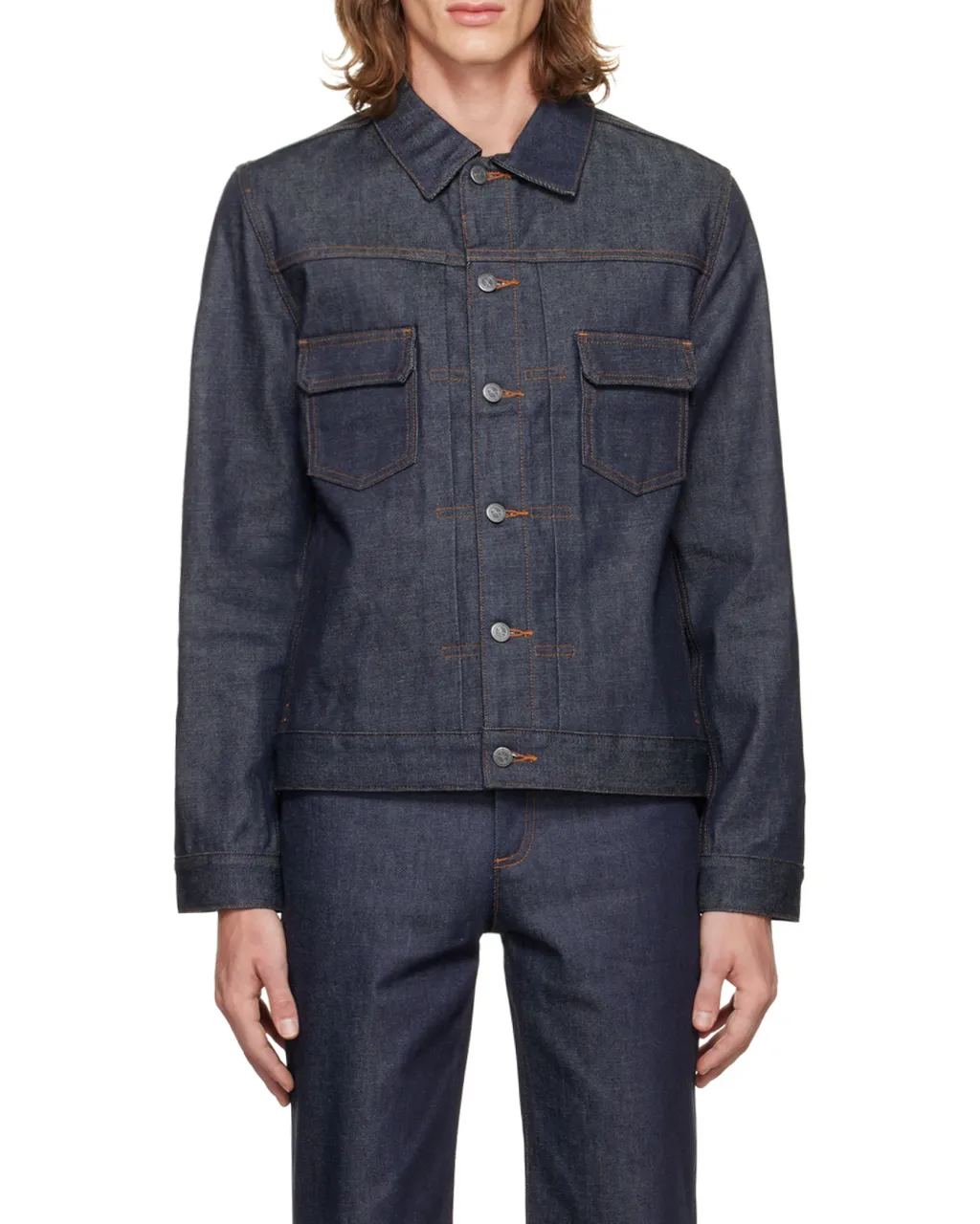 Buttoned Denim Jacket