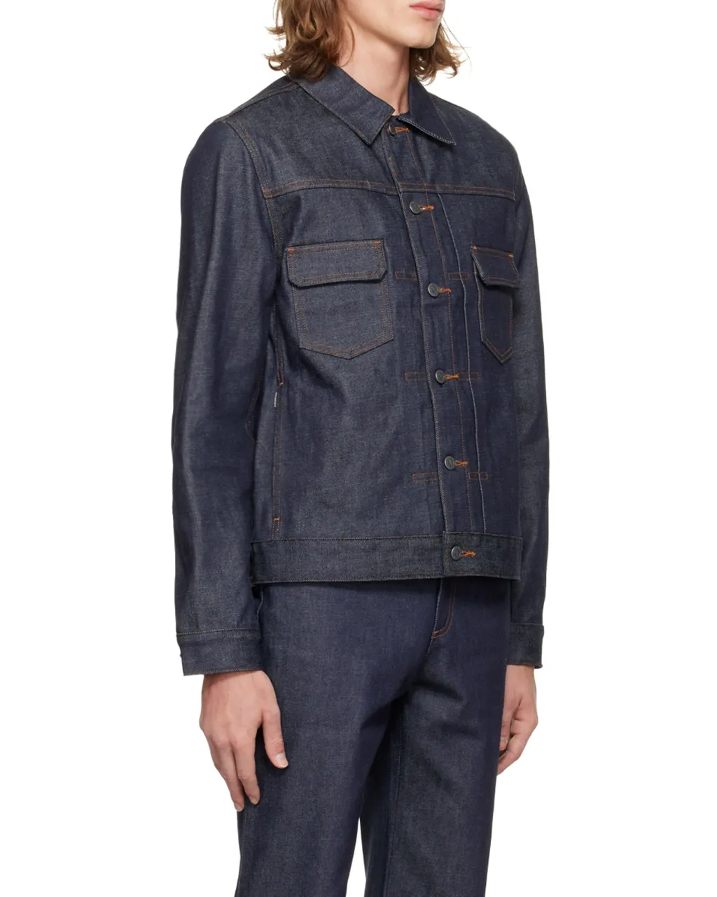 Buttoned Denim Jacket