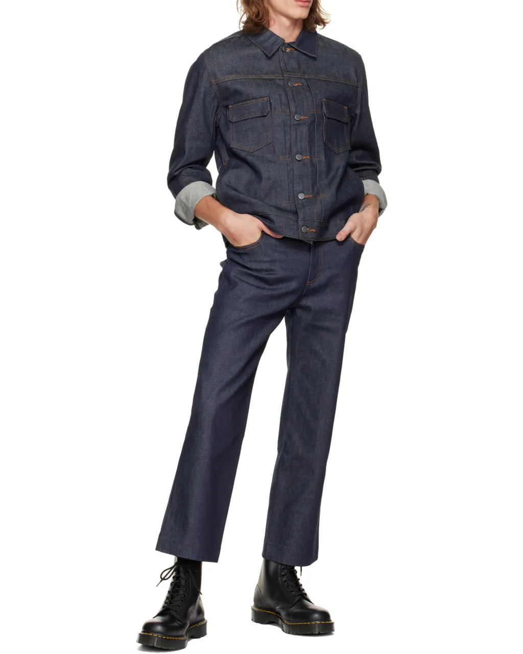 Buttoned Denim Jacket