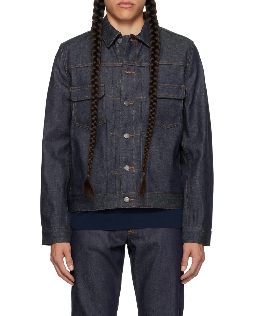 Buttoned Denim Jacket