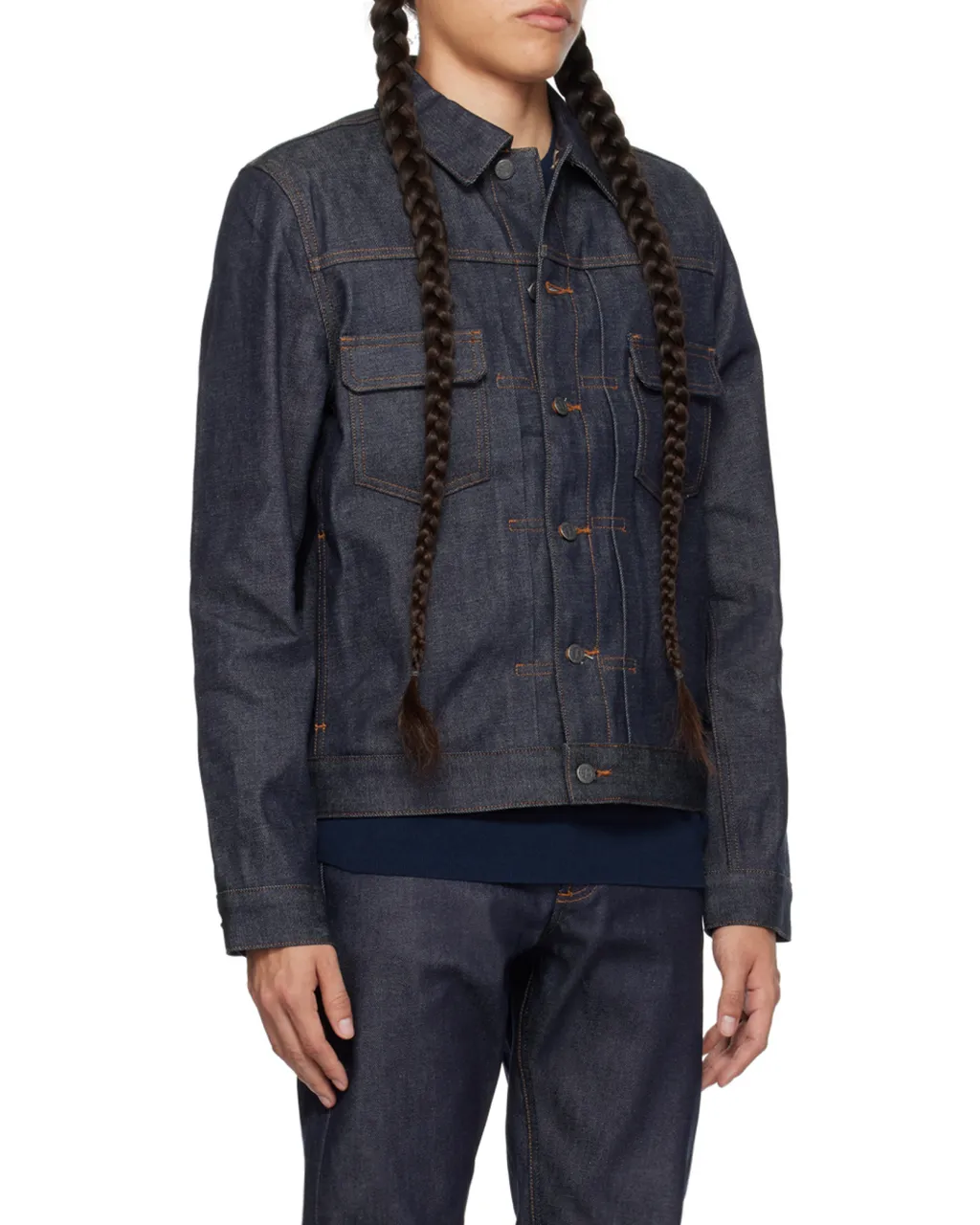 Buttoned Denim Jacket