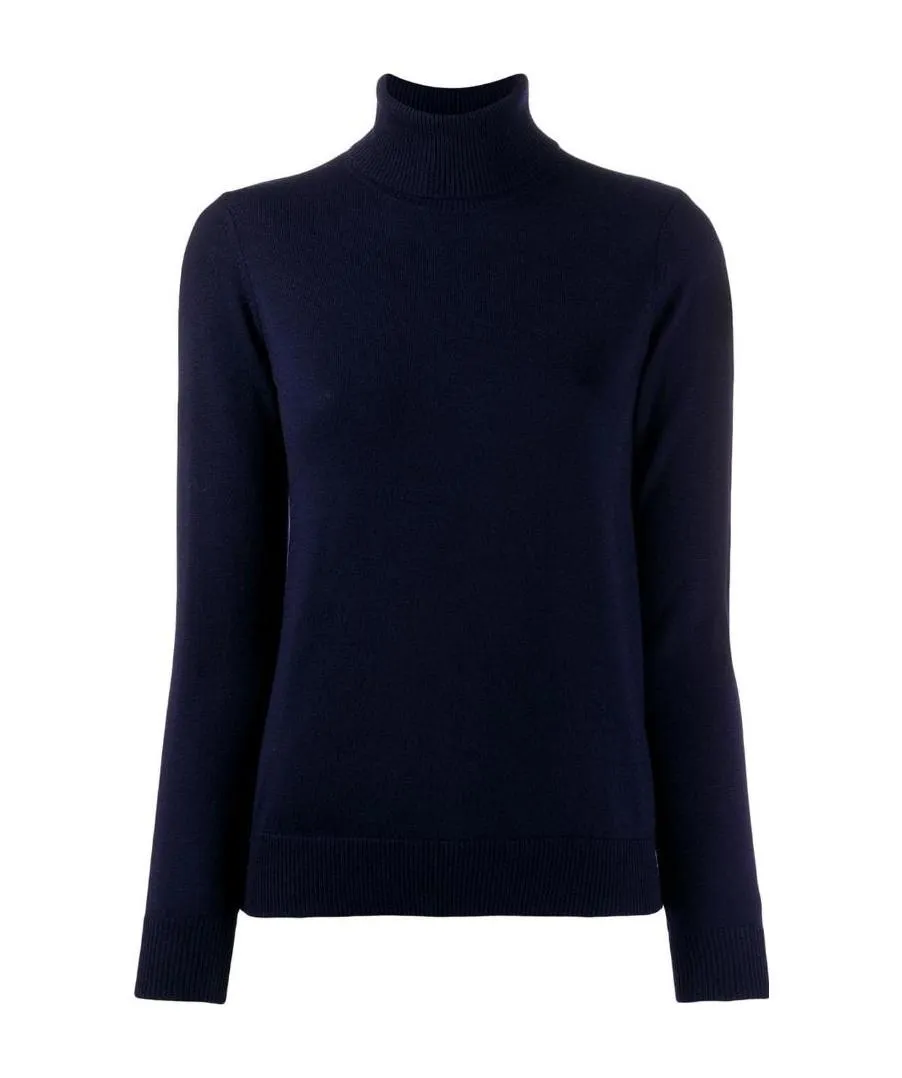 Fine Knit Turtleneck Jumper