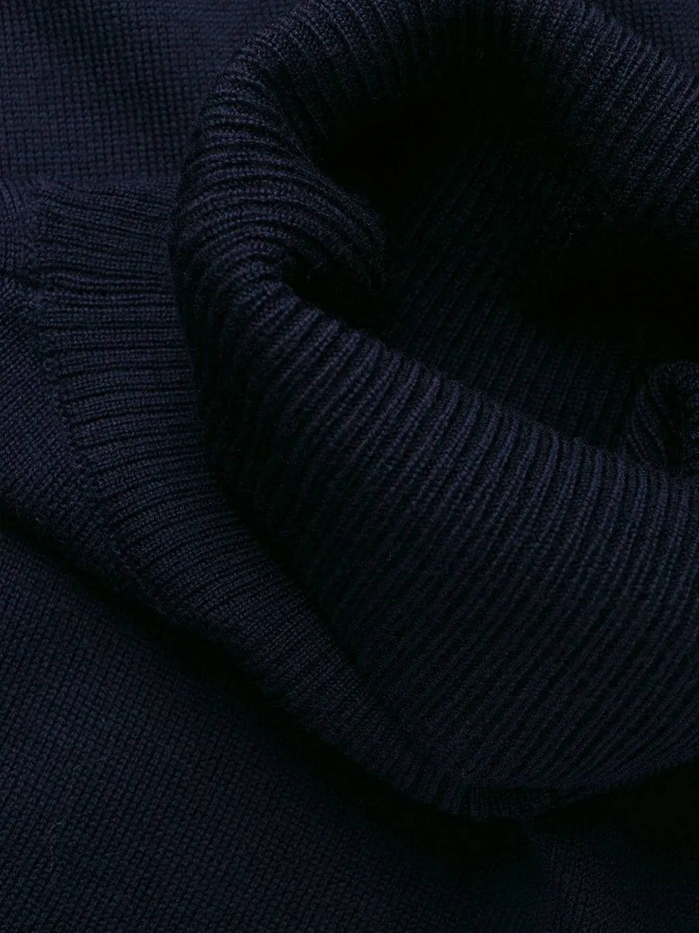 Fine Knit Turtleneck Jumper
