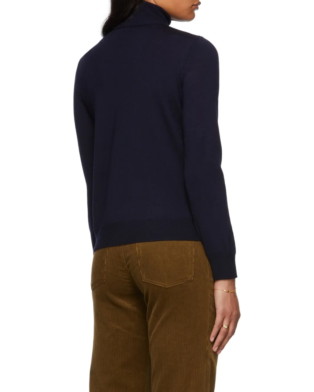 Fine Knit Turtleneck Jumper