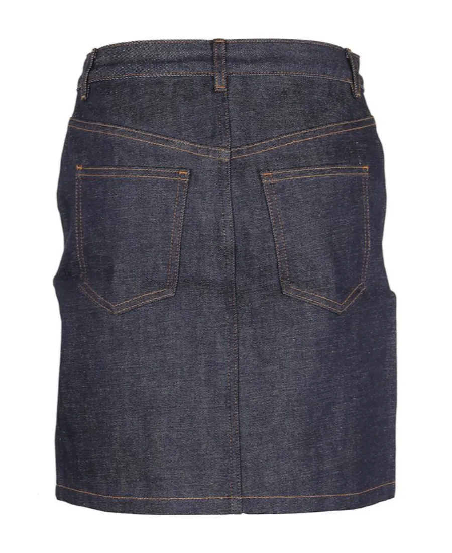 High Waist Mini Denim Skirt